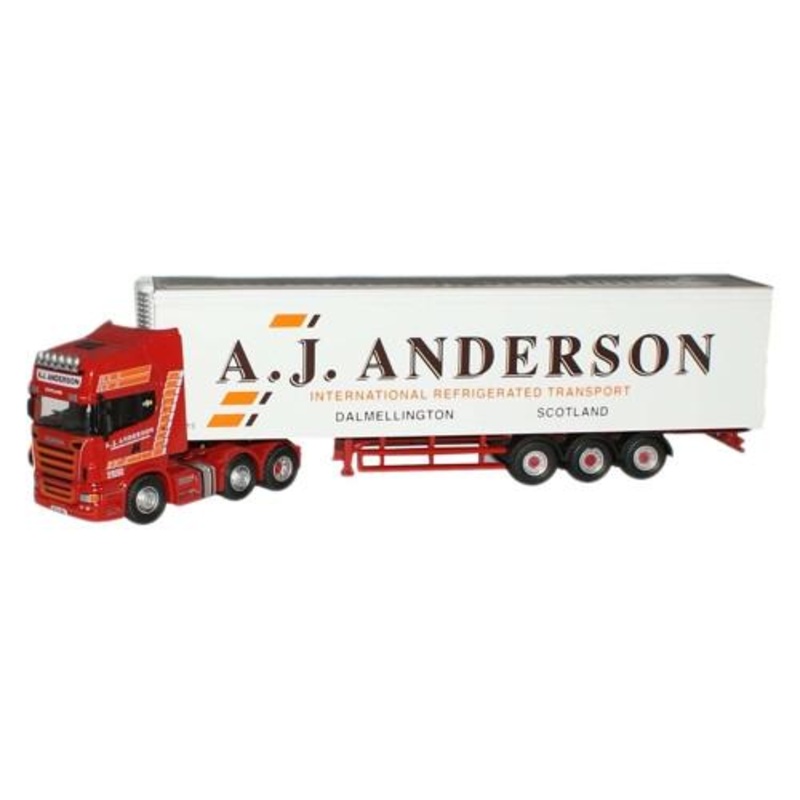 A J Anderson Scania  Fridge - 1:76 Scale