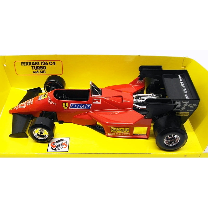 Burago 1/24 Scale Diecast Model Car 6111 - F1 Ferrari 126 C4 Turbo #27