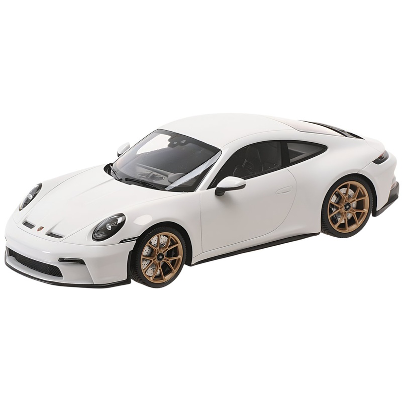 Minichamps 2022 Porsche 911 992 GT3 Touring White w/ Neodyme Gold Wheels 1:18 LIMITED