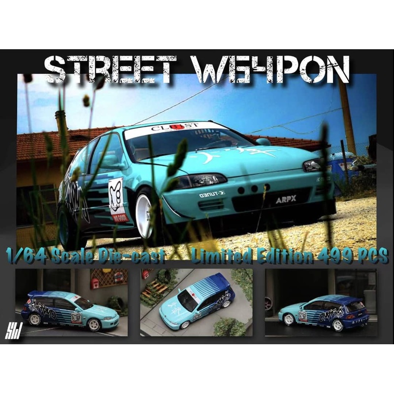 Street Weapon 1/64 Civic EG6 Kanjozoku Falken Livery