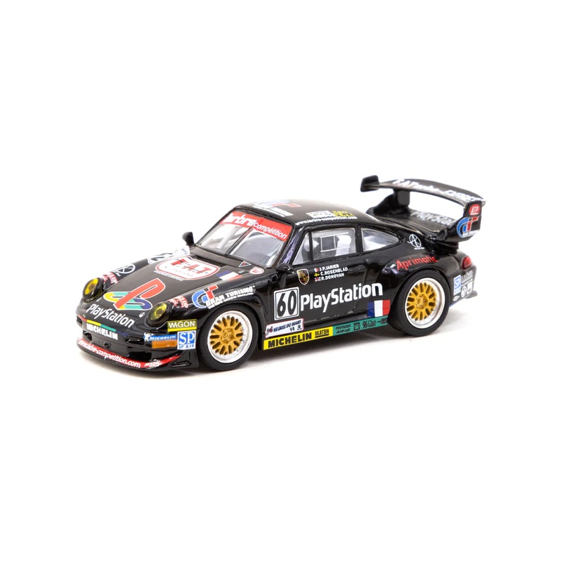 Tarmac Works x Schuco 1/64 Porsche 911 (993) GT2 24Hr Le Man #60 199