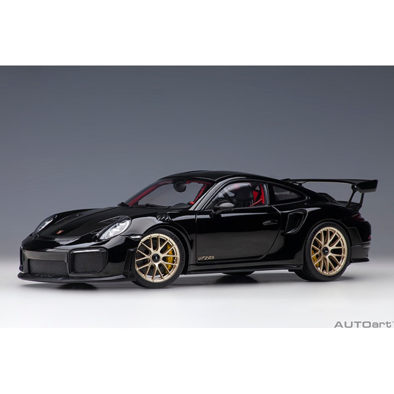 AUTOart Porsche 911 991.2 GT2 RS w/ Weissach Pkg Black 1:18