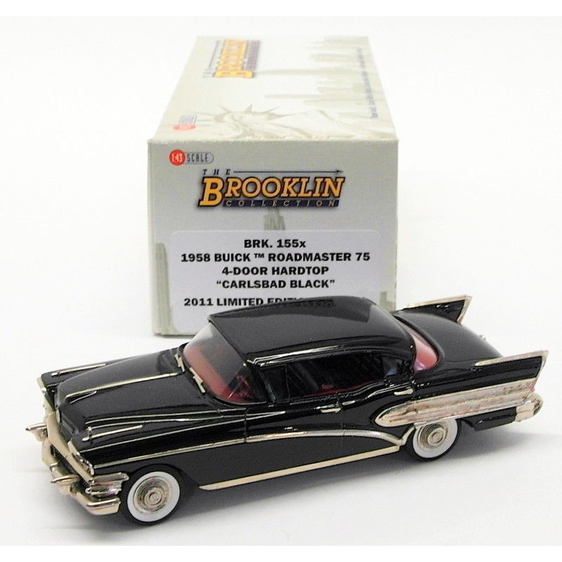 Brooklin Models 1/43 Scale BRK155X - 1958 Buick Roadmaster 75 - Carlsbad Black
