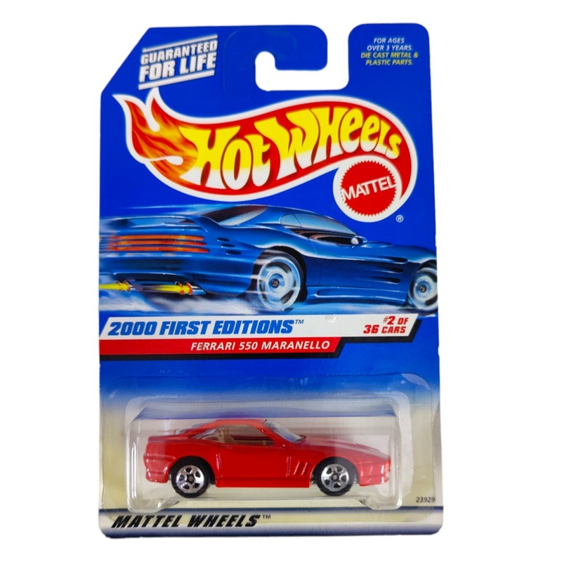EXCLUSIVE Hotwheels 2000 First Editions Ferrari 550 Maranello 2 of 36