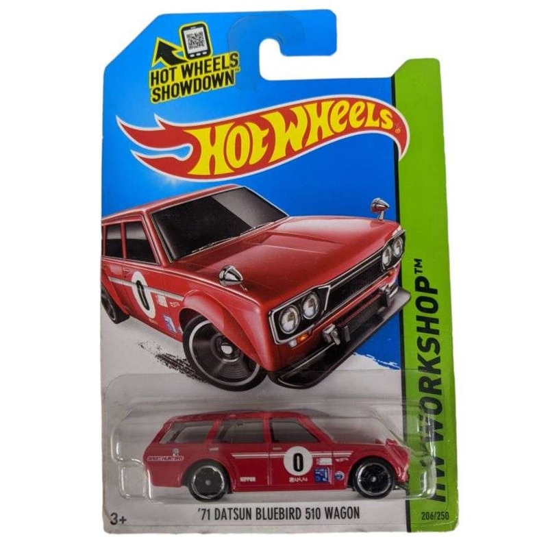 EXCLUSIVE Hotwheels 71 Datsun Bluebird 510 Wagon