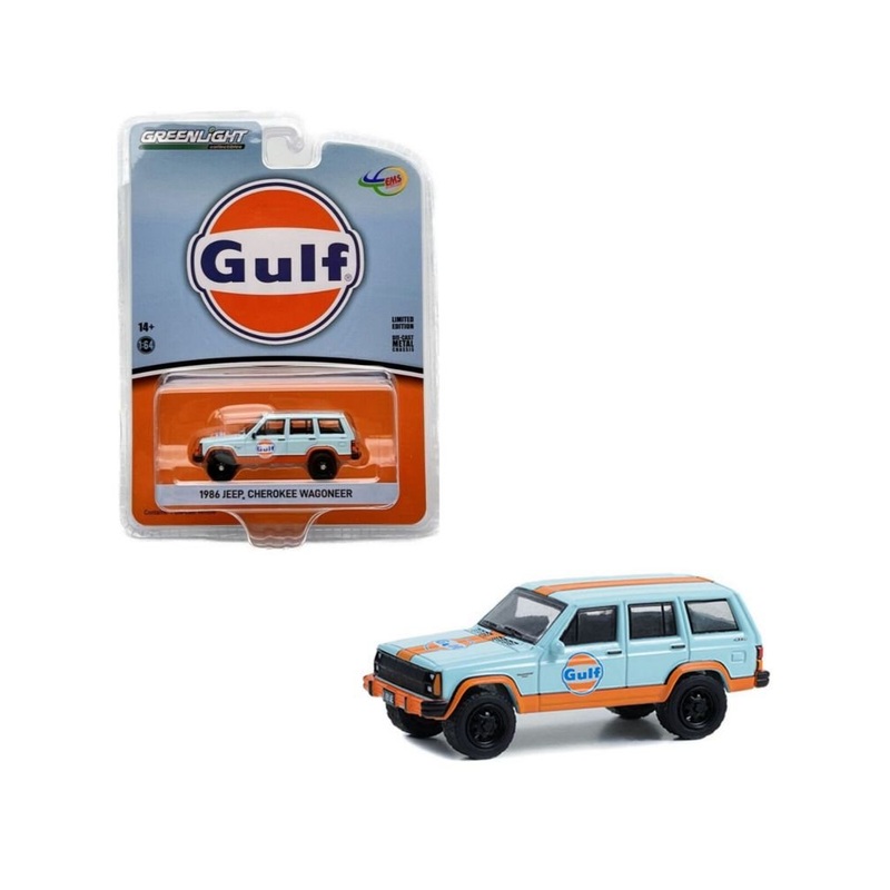 Greenlight gulf 1986 Jeep Cherokee Wagoneer