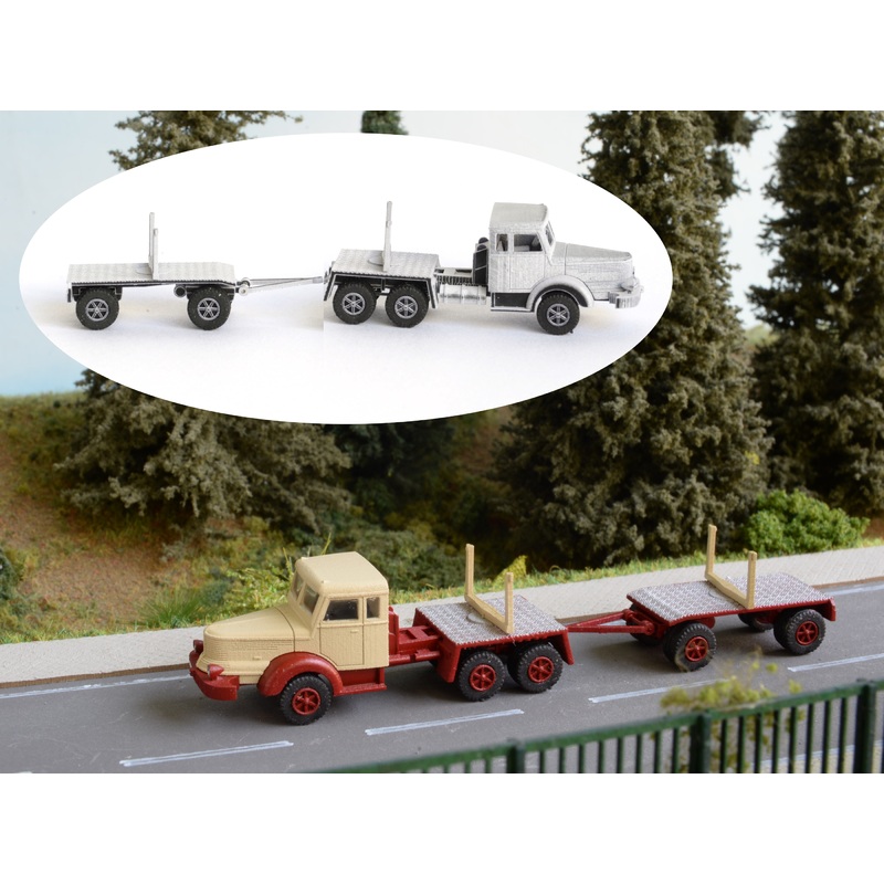 LKW Krupp Titan timber transporter