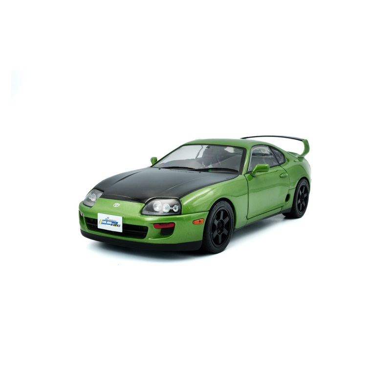 Solido 1993 Toyota Supra MK4 (A80) Green w/ Black Hood RHD 1:18
