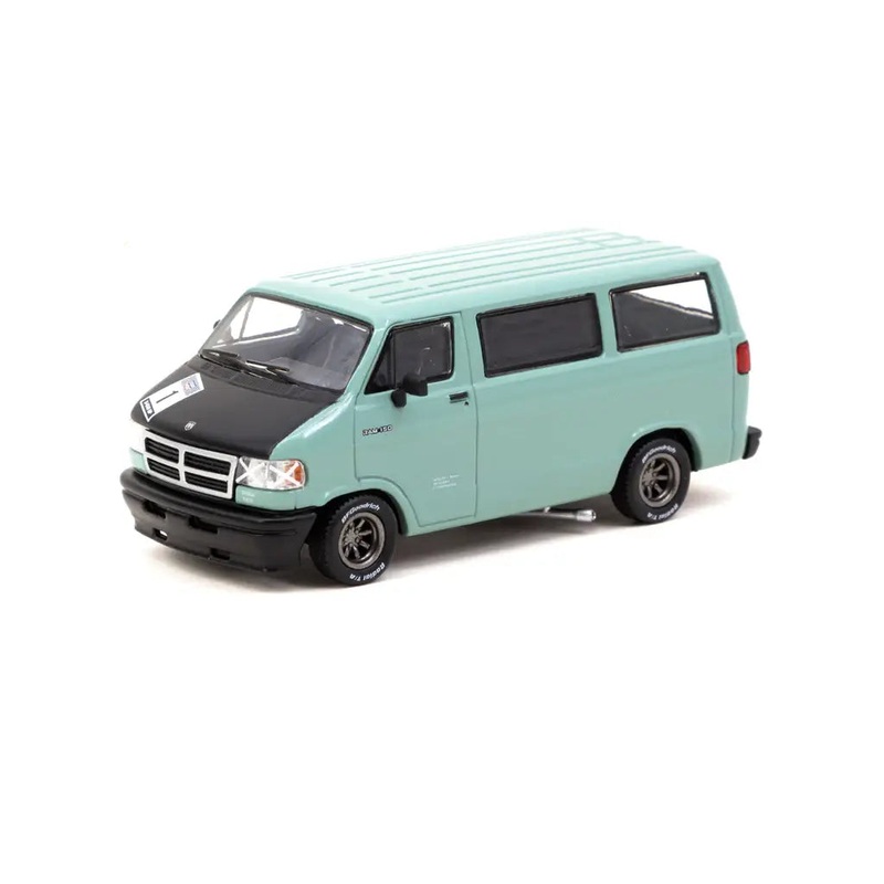Tarmac Works 1/64 Dodge Van Light Green