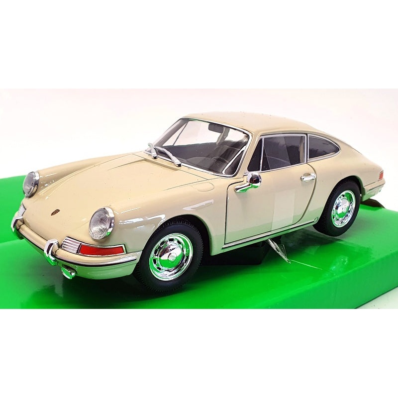 Welly 1/24 Scale Model Car 24087W - Porsche 911 - Cream