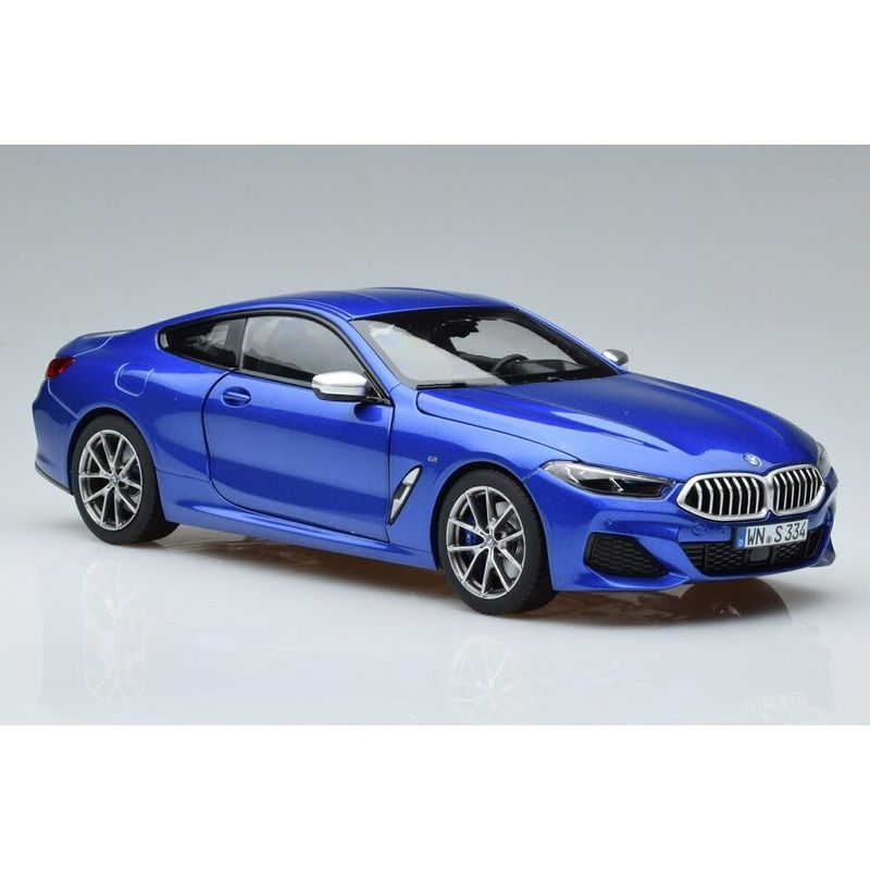 1/18 Diecast BMW M 850I Blue Norev Scale Model Car