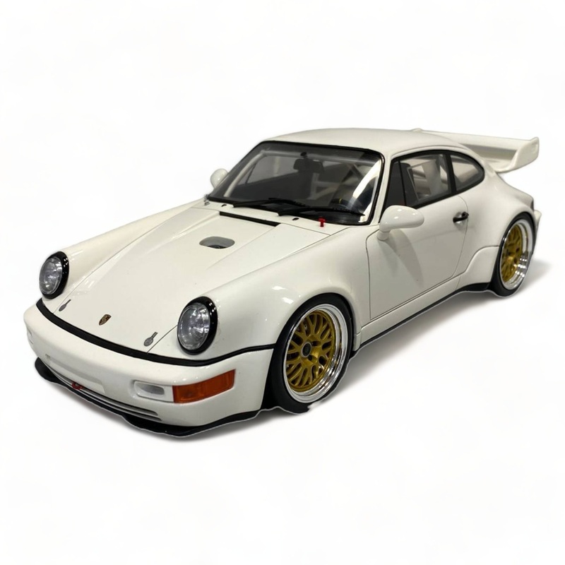 1/18 Diecast GT Spirit Porsche 911 RSR 964 in White Scale Model Car