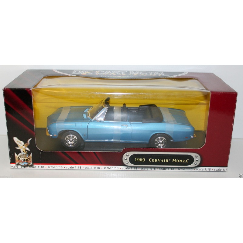 ROAD SIGNATURE 1/18 92498 1969 CORVAIR MONZA BLUE