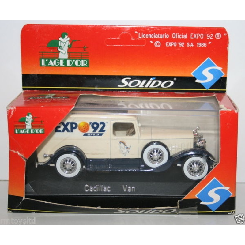 SOLIDO 1/43 SCALE - 9226 - CADILLAC VAN - EXPO 1992 SEVILLA