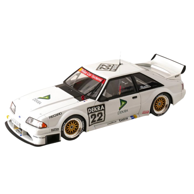 Werk83 1993 Ford USA Mustang 5.0 Dekra No 22 DTM Season 1994 Gerd Ruch White 1:18