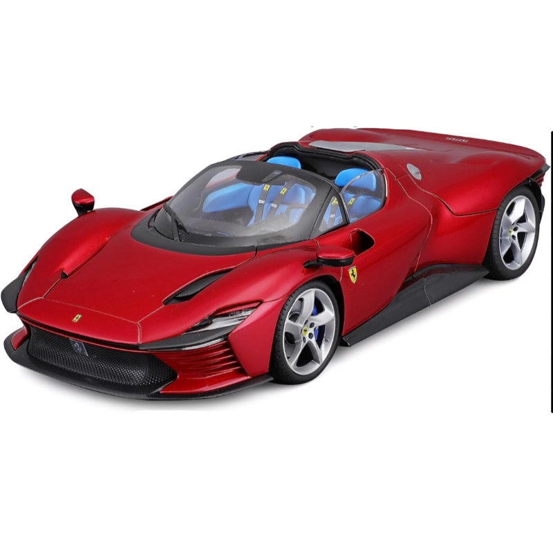 Bburago 2022 Ferrari Daytona SP3 Open Roof Rossa Magma Red Metallic 1:18