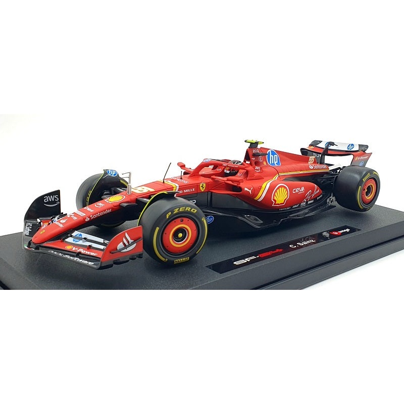 Burago 1/18 Scale Diecast 18-16815 - Ferrari SF-24 F1 C.Sainz #55