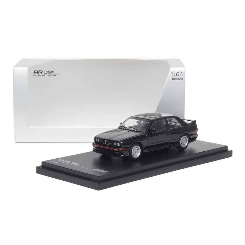 [ETA:  Jan 2026 ] AR Box 1/64 BMW 3 Series M3 E30 Sedan Black (630101001)