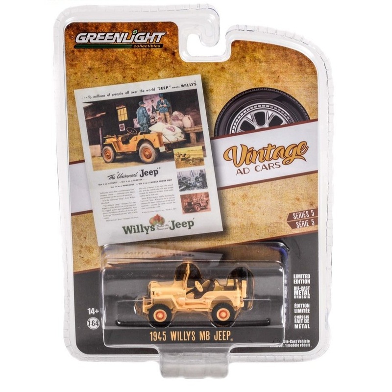 Greenlight 1945 Willys MB Jeep The Universal Jeep