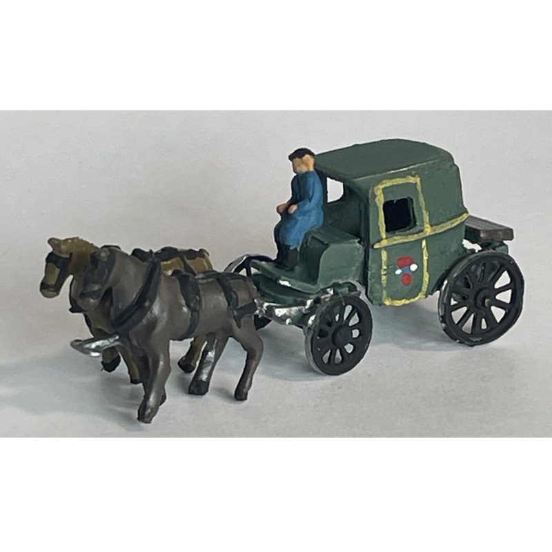 Horse-drawn Brougham kit, driver/passenger
