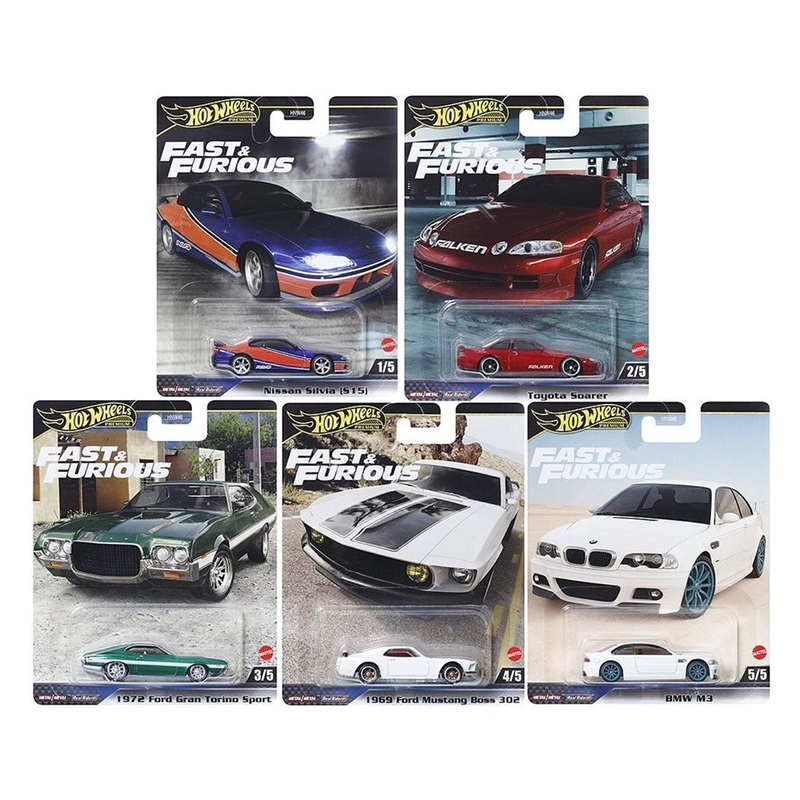 Hot Wheels 1/64 Premium Fast & Furious Mix 2