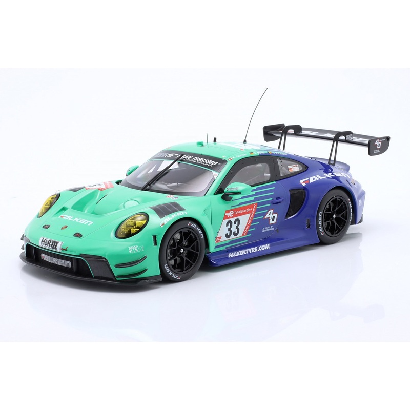 Ixo 2023 Porsche 911 992 GT3 R Team Falken Motorsports No 33 24hr Nurburgring 1:18