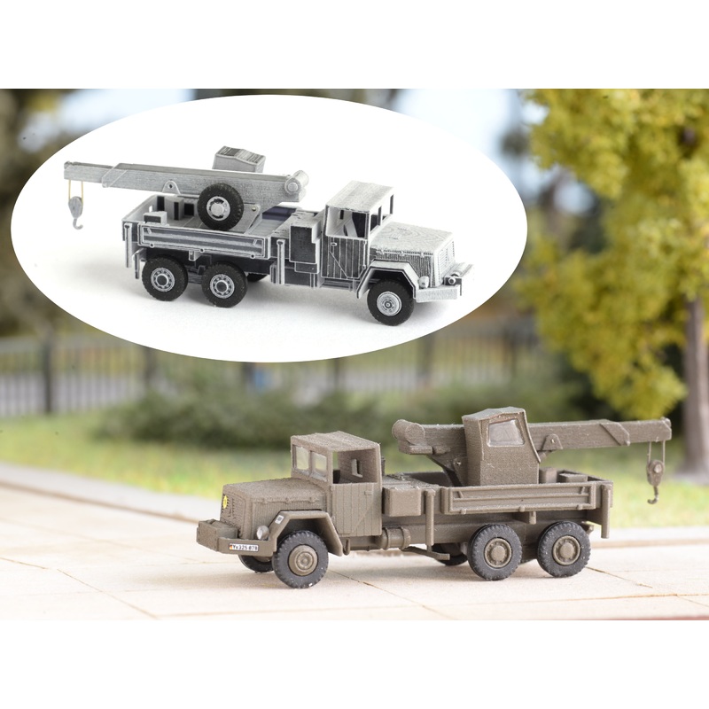 Magirus Jupiter crane truck BW