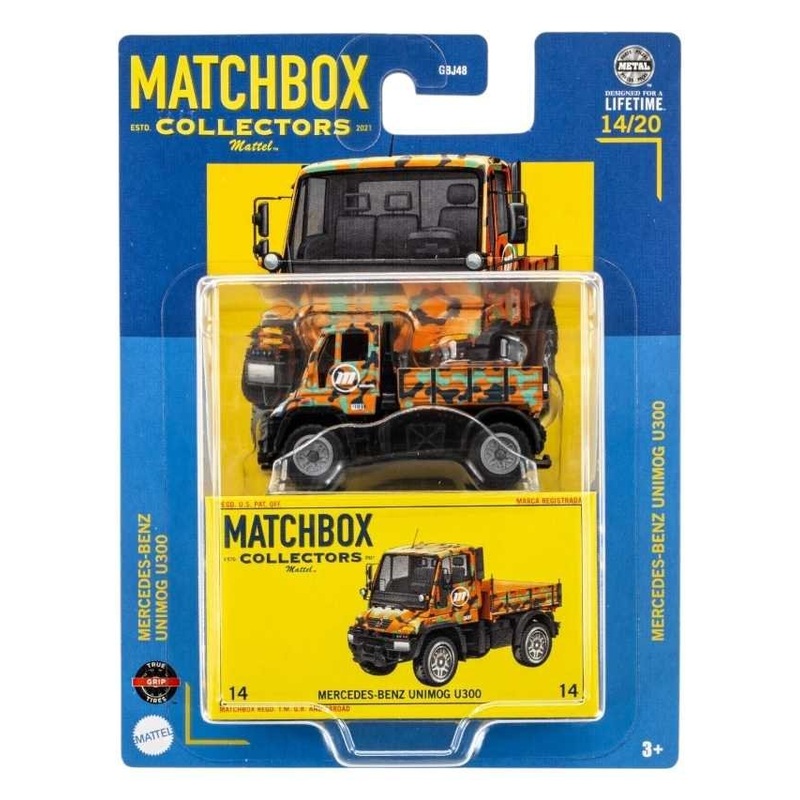Matchbox collectors Mercedes benz unimog u300 imported premium 1:64 Scale