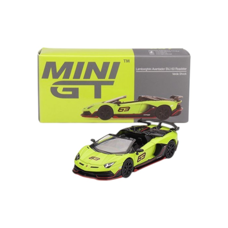 Mini GT Lamborghini Aventador SVJ 63 Roadster 1:64 Scale