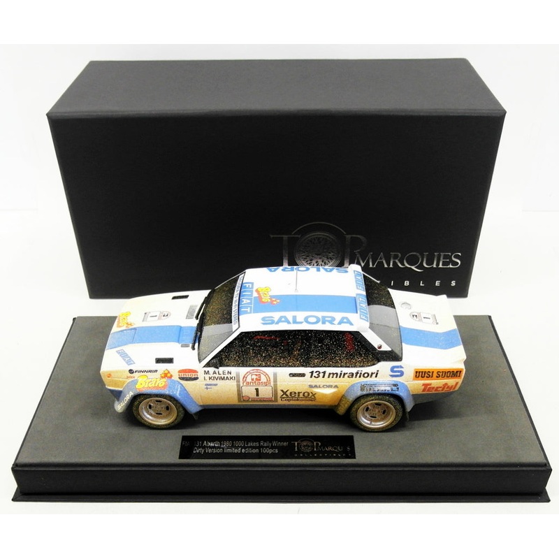 Top Marques 1/18 Scale TOP043ED - Fiat 131 Abarth 1st 1000 Lakes 1980