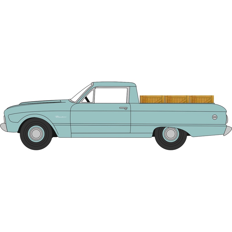 1960 Ford Falcon Ranchero Meadowvale Green (Load) 1:87