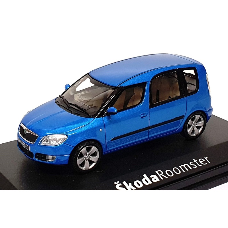 Abrex 1/43 Scale Diecast 143AB007LJ - Skoda Roomster - Met. Ocean Blue