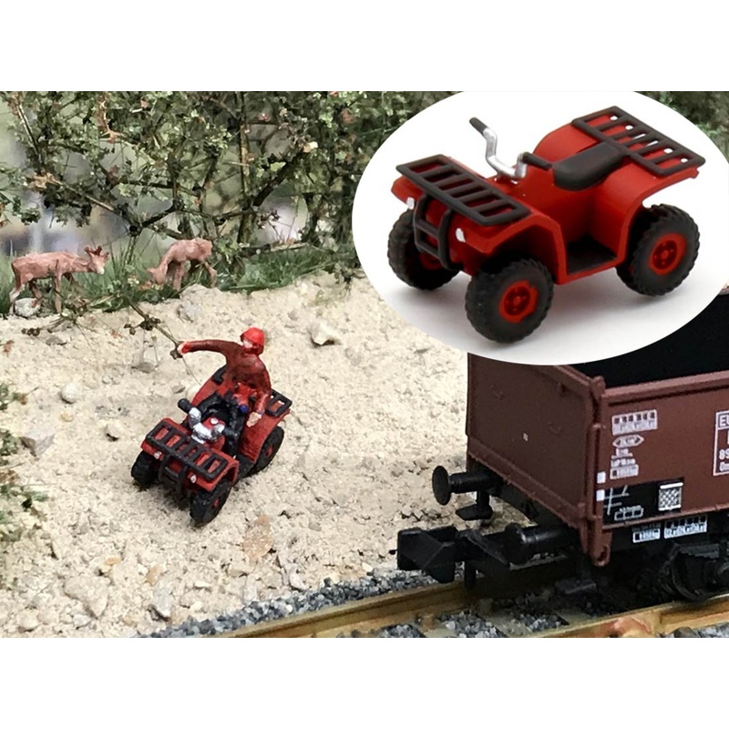 Finished model quad