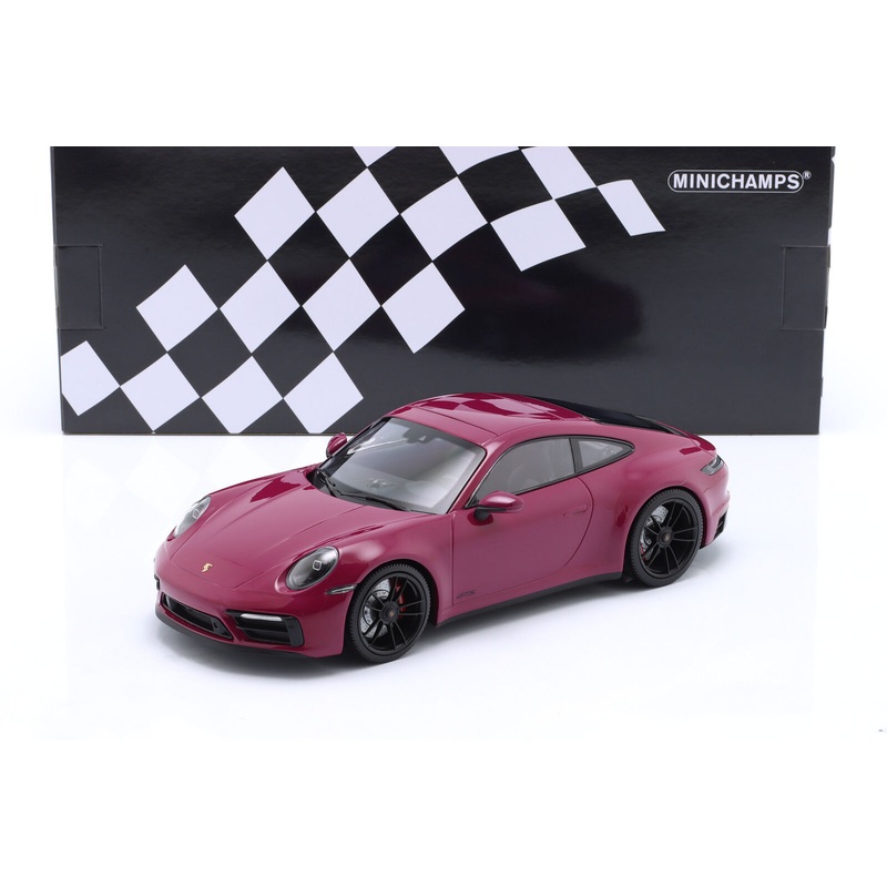 Minichamps 2020 Porsche 911 992 Carrera 4 GTS Ruby Star Neo 1:18 SEALED