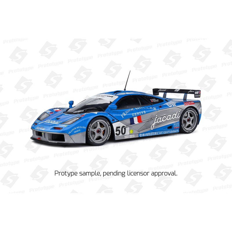 Solido 1995 Mclaren F1 GTR Short Tail #50 Giroux, Grouillard, Deltraz 24hr LeMans Blue 1:18