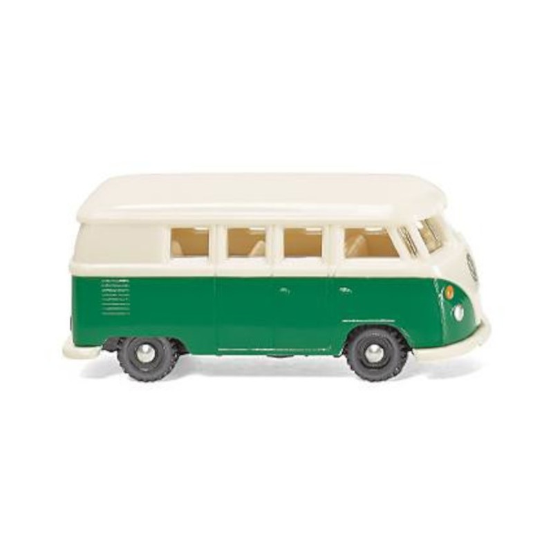 VW T1 Bus - patina green / pearl white