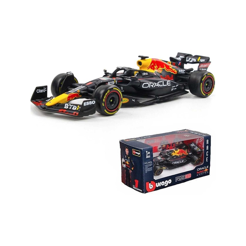 EXCLUSIVE Bburago Red Bull Formula 1 (F1) RB18 (Max Verstappen) number 1