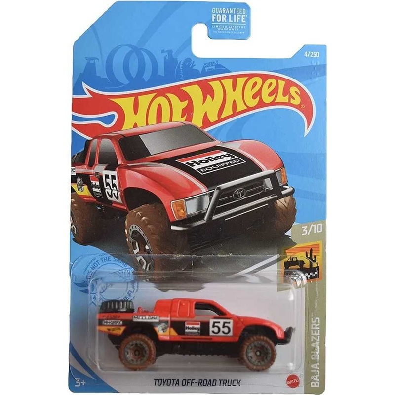 Exclusive Hotwheels Toyota Off-Road Truck Red