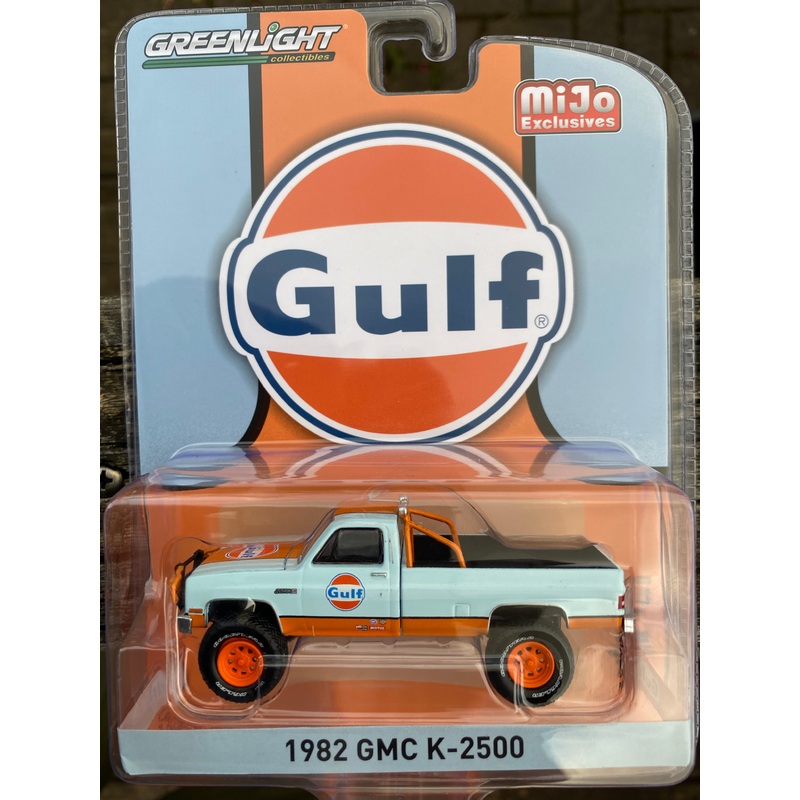 Greenlight 1:64 MiJo Exclusive 1982 GMC K-2500 GULF Limited 3,000