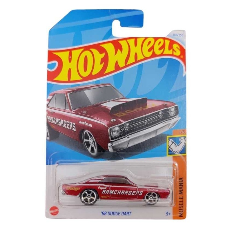 Hotwheels 68 Dodge Dart Imported Mainline Card 1:64 Scale