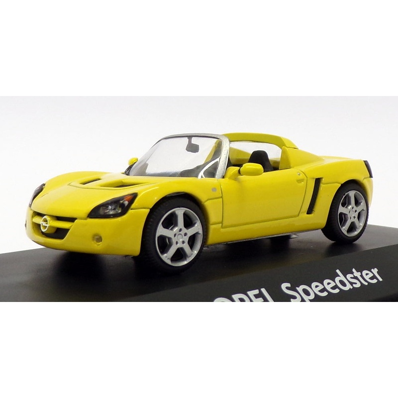 Schuco 1/43 Scale Model Car SC5919A - Opel Speedster - Yellow