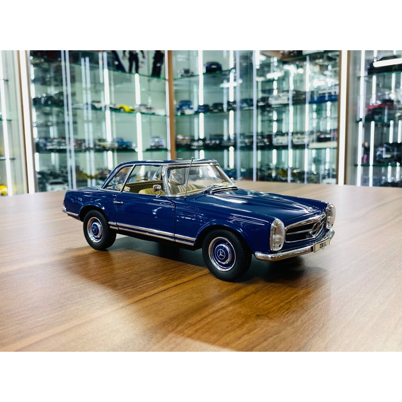 1/18 Diecast Norev Mercedes-Benz 230 SL 1963 Blue