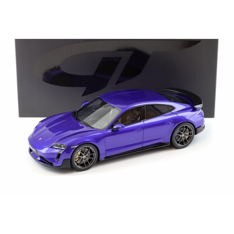 GT Spirit 2023 Porsche Taycan Turbo GT Purple Sky Metallic 1:18