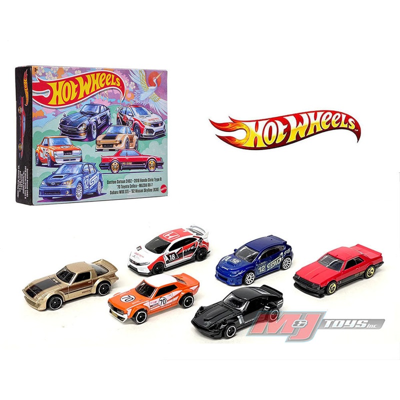 Hot Wheels 1:64 Import Theme Multipack 6 Cars Set