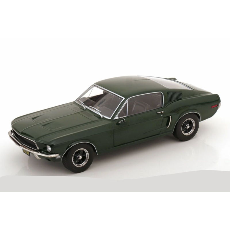 KK Scale 1968 Ford Mustang GT Fastback Bullitt Dark Green 1:18