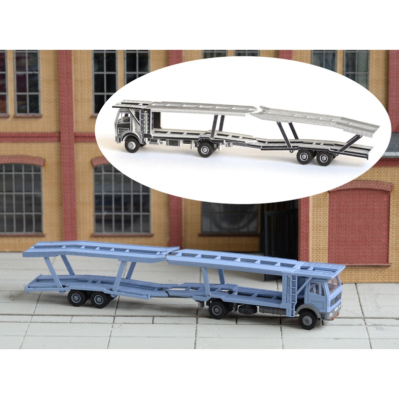 Truck Mercedes car transporter