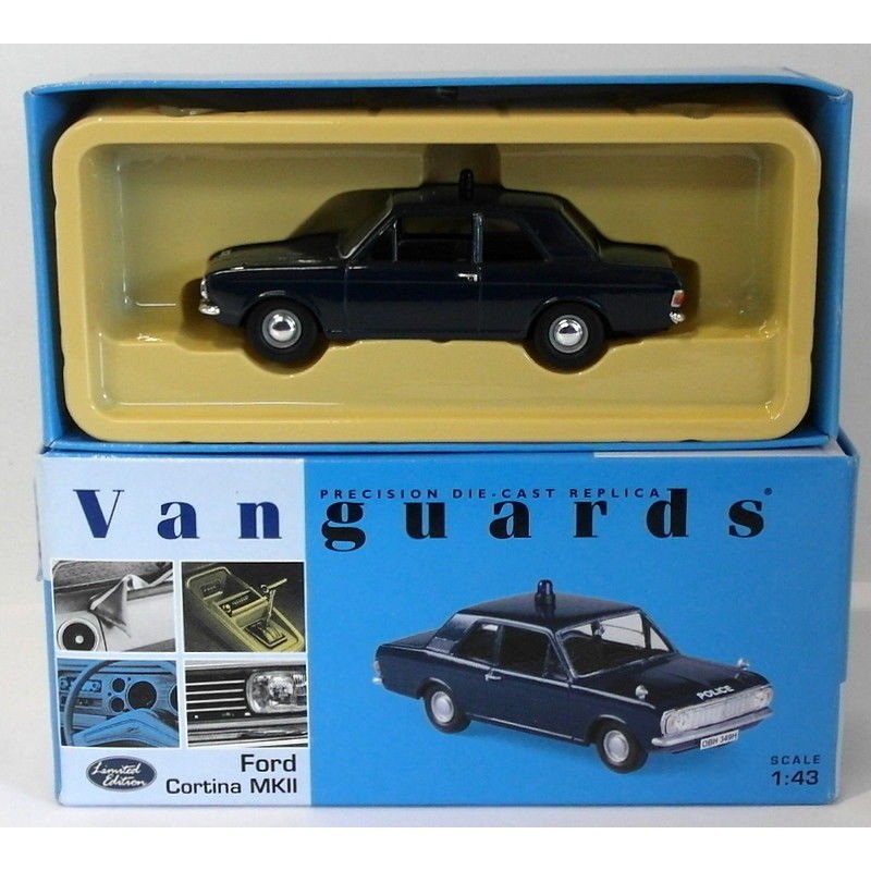 Vanguards 1/43 Scale Diecast VA04104 - Ford Cortina Mk2 - Thames Valley Police