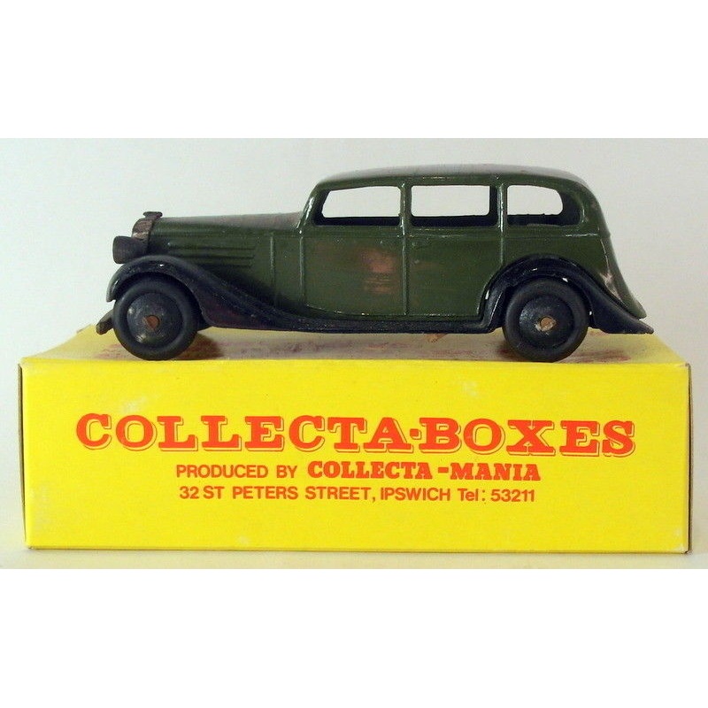 Vintage Dinky 30D - Vauxhall Saloon - In Collecta Box Green Third Listing