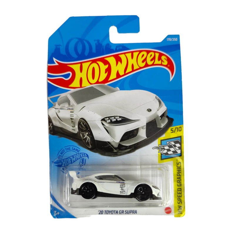 EXCLUSIVE HotWheels '20 Toyota GR Supra Imported Mainline Card 1:64 Scale
