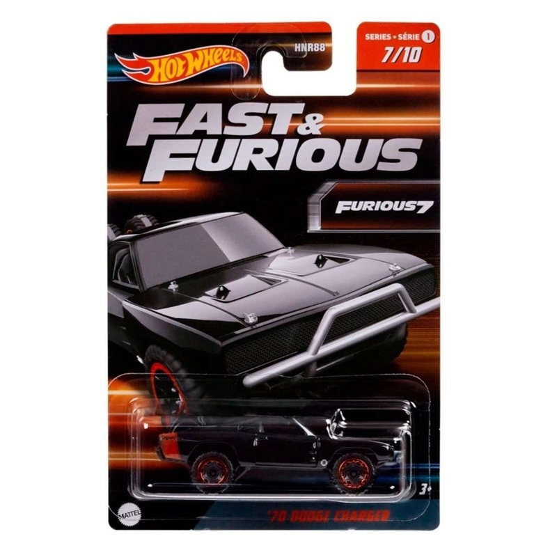 EXCLUSIVE Hotwheels Fast & Furious 70 Dodge Charger